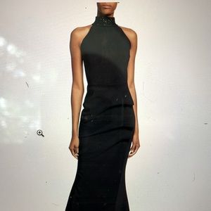 Chiara Boni Black Halter Neck Mermaid Wedding Dress